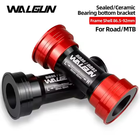 WALGUN BB86 BB92 Press Fit Bottom Bracket | Ceramic/Sealed Bearing | 86.5-92mm | PF4124 PF4130 PF41D