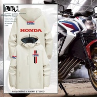 Honda hrc Motorcycle Race honda Modified Fever Friends Customized Jacket Hooded Jacket Men Women Cyc