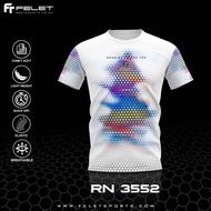 Felet Rn-3552 Baju Badminton Jersey Fleet Jersey Felet Shirt Badminton Shirt Jersi 100% Ori By Fleet