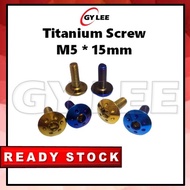 Titanium Screw / Skru M5 * 15 mm