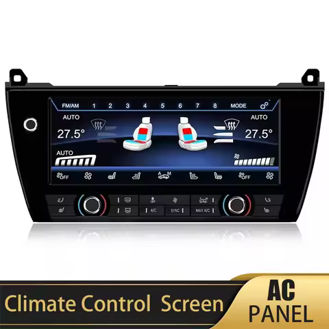 10.25''Inch Climate Control Switch Panel For BMW 5 Series M5 F10 F11 Conditioning Board Digital LCD 