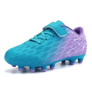 brooman Kids Firm Ground Soccer Cleats Boys Girls Athletic Outdoor Football
