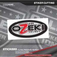 OZEKI JAPAN HELMET STICKERS COOL HELMET STICKERS