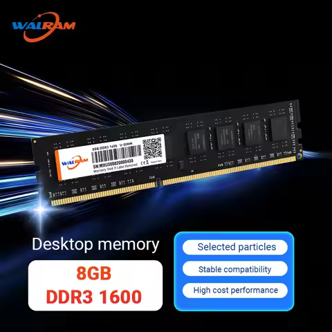 Walram DDR3 1600MHz Memoria Ram DDR 3 8GB 4GB 1.5V CL11 240Pin DIMM Desktop Computer Internal Memory