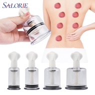 Salorie Traditional Ventosa Cupping Therapy Vacuum Cupping Cup Rotating Handle Cupping Body Massager
