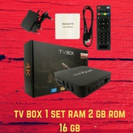 Set top box Stb Android TV BOX MXQ Pro 4K 5G Smart TV Box GARANSI Media Player RAM 2 GB ROM 16 GB
