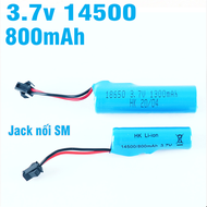 Pin sạc 14500 3.7v 800mah xe điều khiển cổng SM