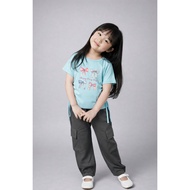 ALTHEA Girls' Long Cargo Pants Set C733