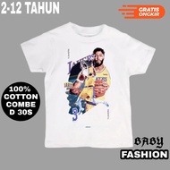 ANTHONY DAVIS CHILDREN'S T-SHIRT BABY KIDS TEE BASKETBALL TSHIRT BABY BOYS GIRLS MEN Wanita WHITE/ A