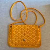 Goyard yellow Plumet pouch-wallet
