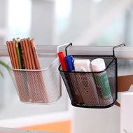 Cubicle Hanging Basket for Office, Cubicle Accessories Easy Hang-on Metal Mesh Shelf Storage Organiz