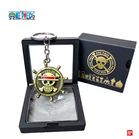 One Piece anime keychain cartoon Duffy Chopper metal pendant backpack jewelry gift box retro commemo