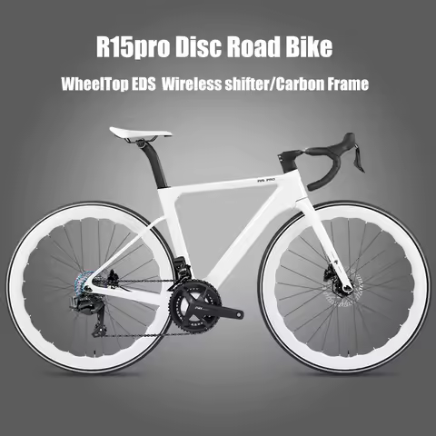 TWITTER 700X25C Carbon Road Bicycle Wireless Men's Hydraulic Disc Racing Bike With WheelTop EDS TX 2