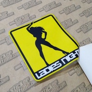 Ladies Night 18sx car sticker