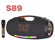SY ZEALOTลำโพงบลูทูธ S89 250W แถมไมค์1อัน ดีไซน์สวย เสียงเบสหนักๆ ของแท้100%