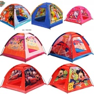 TENDA Art F14W Children's Camping Tent Cartoon Character Spiderman Frozen HK Cars Pop Tent Kids