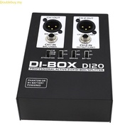 Doublebuy Music 2 Channel Active DI BOX with Speaker Output Connection Capability