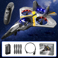 V27 RC Plane With Camera Remote Control Airplane New Planes Model Led Light Aircraft Fighter Army To