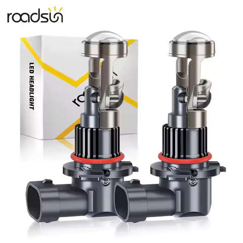 2PCS Mini Projector Lens Car Headlight Bulbs LED 9005 9006 HB3 HB4 H10 26000LM 150W 6500K LED Fog Li