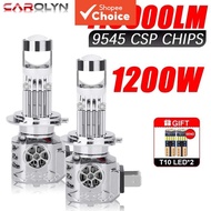 Y9Max Mini H7 H11 9005 9006 LED Headlight Projector Lens Bulb 90W 12V Lamps