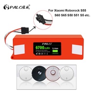 PALO แบตเตอรี่ทดแทนสำหรับ Xiaomi Mijia Roborock เครื่องดูดฝุ่นหุ่นยนต์ roborock s6 max S5 S6 S50 S51