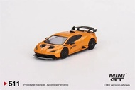 Mini GT 1:64 Lambo Huracan STO arancio Borealis LHD Xe mô hình