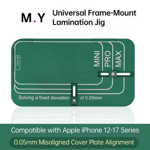 YCS M.Y Universal Frame Lamination Jig with 0.05mm Alignment Tool for iPhone 12-17 Series Screen Rep