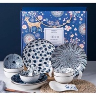 [HAMPERS] Eiko set Japanese style bowl and plate / plate bowl set