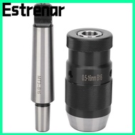 ESTRENAR Keyless Drill Chuck, B16 0.5 16mm Tapered Mandrel MK3 Quick Release Drill Chuck, Durable Mo