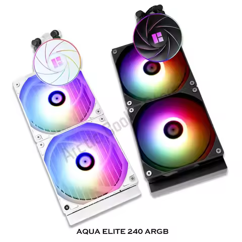 Thermalright CPU Water Cooling Kit For Intel LGA115X/1200/1700/2011/2066/AMD AQUA ELITE WHITE 240 AR