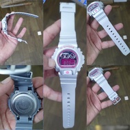 G Shock Dw6900 { Black Gold }Bape Cermin Kaca Backlight Tali Body Fit jam tangan lelaki perempuan