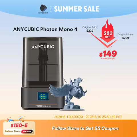 PRESALE ANYCUBIC Photon Mono 4 AE LCD UV Resin 3D Printer 7inch 10K high-definition screen High-Spee