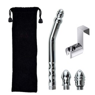 Shower Enema Douche Cleaner Kit,Shower Head Bathroom Hand-held Aluminum Shower Colon Irrigation Syst