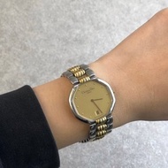 【日本直送 名牌中古包】Christian Dior 腕錶 金色 銀色 八角形 不鏽鋼 石英 45.204 6u8guj