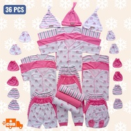 36 PCS Baby Clothes Savings Package Long Sleeve Short Sleeve Baby Clothes Age 0-3 Months