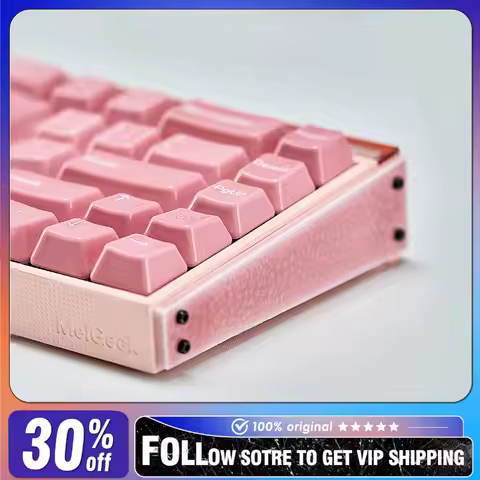 Shanhai Ceramic Keyboard Side Panel Warm Touch Personalize Crack Design for Melgeek Made68 Keyboard 