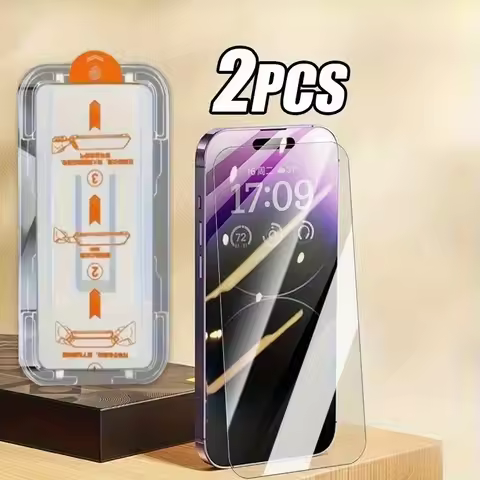 2Pcs Full Cover Screen Protector Suitable for IPhone 17 16 Pro Max 17Air 16e Tempered Glass For IPho