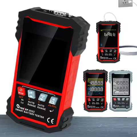 IR500/IR502 Battery Internal Resistance Test Instrument Calibratable 120V 0.000mω-500ω Lithium Nicke