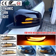 2x For Mercedes Benz A B C E S CLA GLA CLS Class W176 W246 W204 X156 Dynamic Turn Signal Rearview Mi