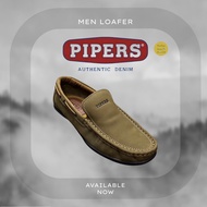 PIPERS Men Loafers Shoes Whisky Genuine Leather Slip On Moccasin Shoes/Men Stylish Loafers Shoes