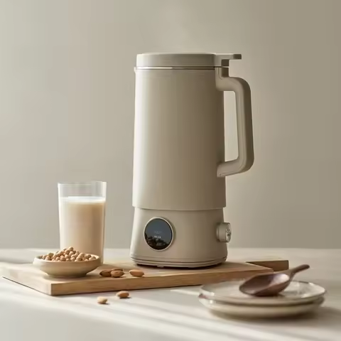 Olayks Lishi 2025 New Soymilk Maker - Detachable Home Blender, Quiet, Compact, Residue-Free, Automat
