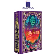 แฮร์รี่พอตเตอร์และถ้วยอัคนีกลไก3D แบบโต้ตอบหนังสือ Minalima ภาคต่อ4 J.K. หนังสือภาษาอังกฤษเดิม Rowli