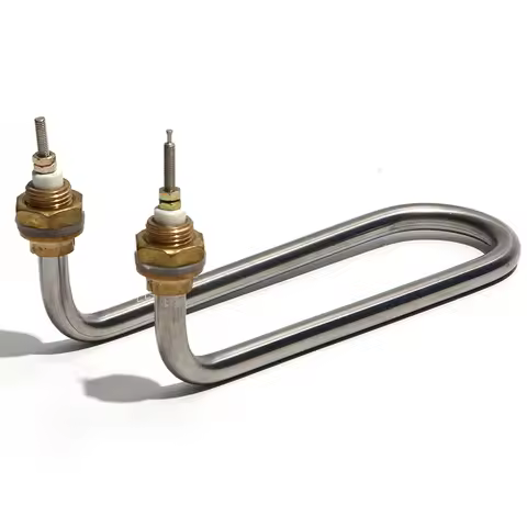 1KW/1.5KW/2KW/3KW Bend Single U Water Heating Element 10mm tube Heaters Copper M18 Thread Heater for