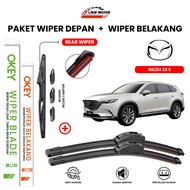 Mazda Cx-9 Quad Car Windshield Wiper Package 1 Set Front Rear
