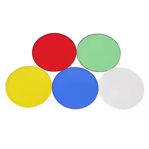 37mm/1.46inch Color Tempered Film 5 Psc Gobo Card To Laser Engraver DIY Logo Trademark Brands AD Pro