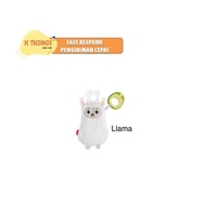 GANTUNGAN FISHER PRICE Clipimals Universal Pacifier Holder Doll Hanger 0+ - White Llama