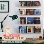 CD Album Display Rack Wall Mounted Disc Storage CD Disc Holder Album Storage Box Tape Display Shelf 