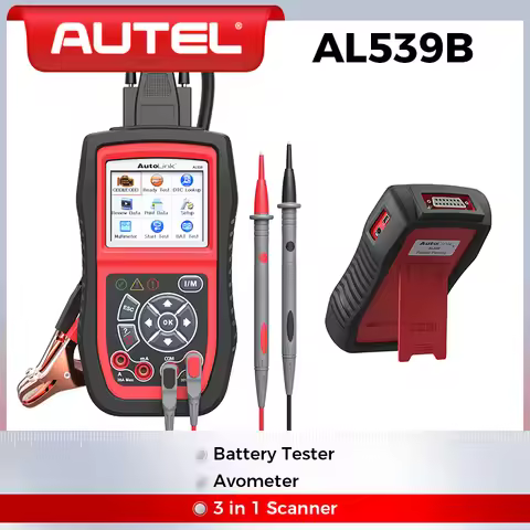 Autel Autolink AL539B OBD2 Scanner 12V Batter Tester Automotive Analyzer DC AC Avometer 3 in 1 Code 