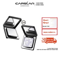 Carslan 2.0 Pressed Powder Controls Oil, Absorbs Excess Oil, Locks Foundation, Waterproof, 24h, Long
