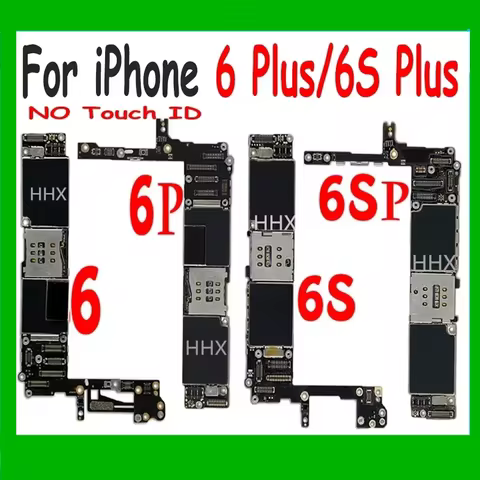 100% Original MainBoard For iPhone 6S Plus / 6 Plus / 6 / 6S Unlocked Motherboard 32GB 64GB 128GB Lo
